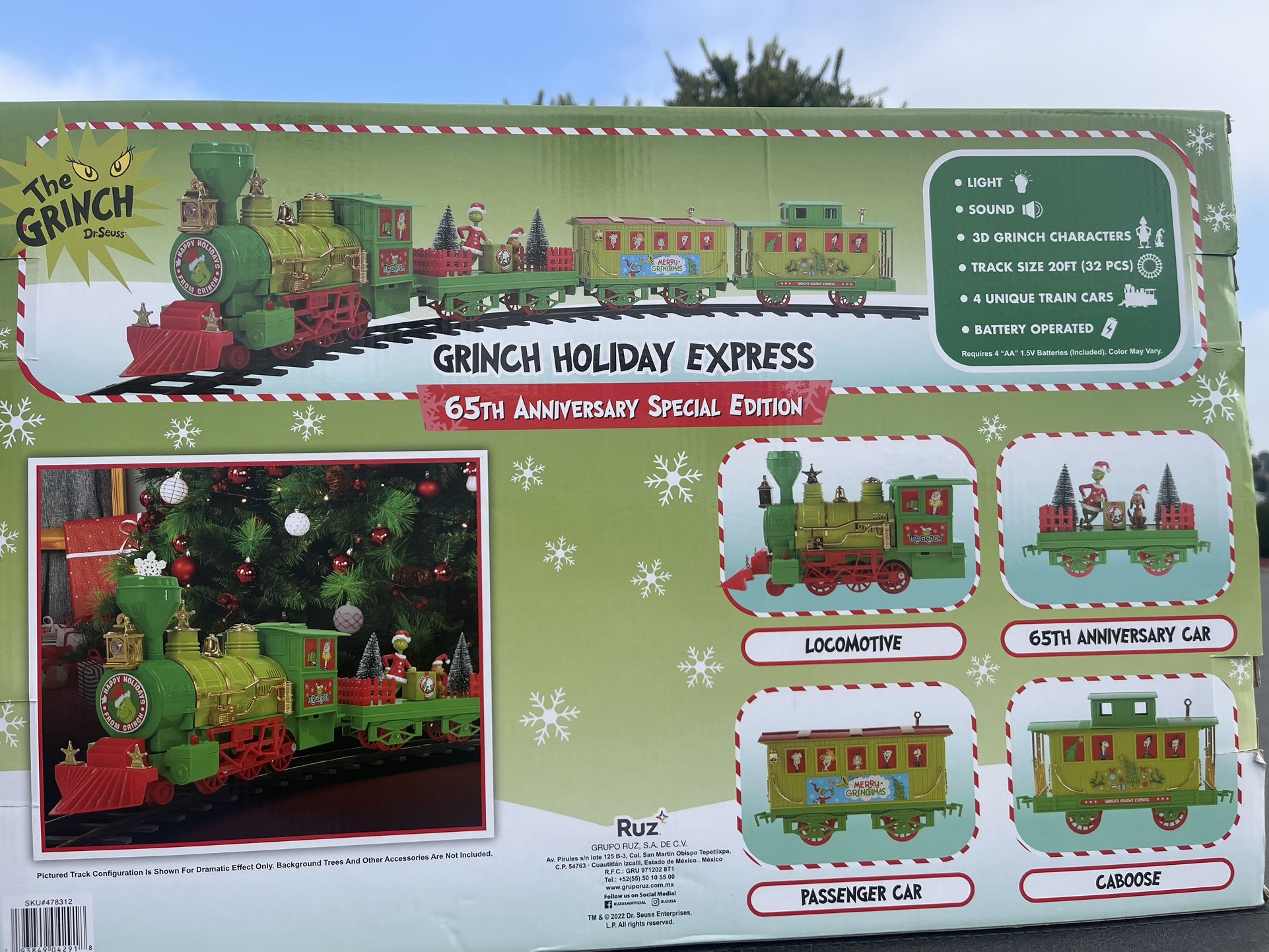 Grinch 65th Anniversary Train Set