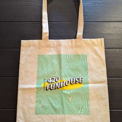 Funhouse Cotton Tote Bag - $10
