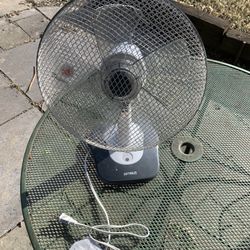 Optimus F-1212 12 Oscillating Table Fan with Soft-Touch Switch