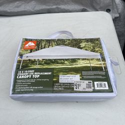 Ozark Trail 10X10 Instant Canopy Top Replacement