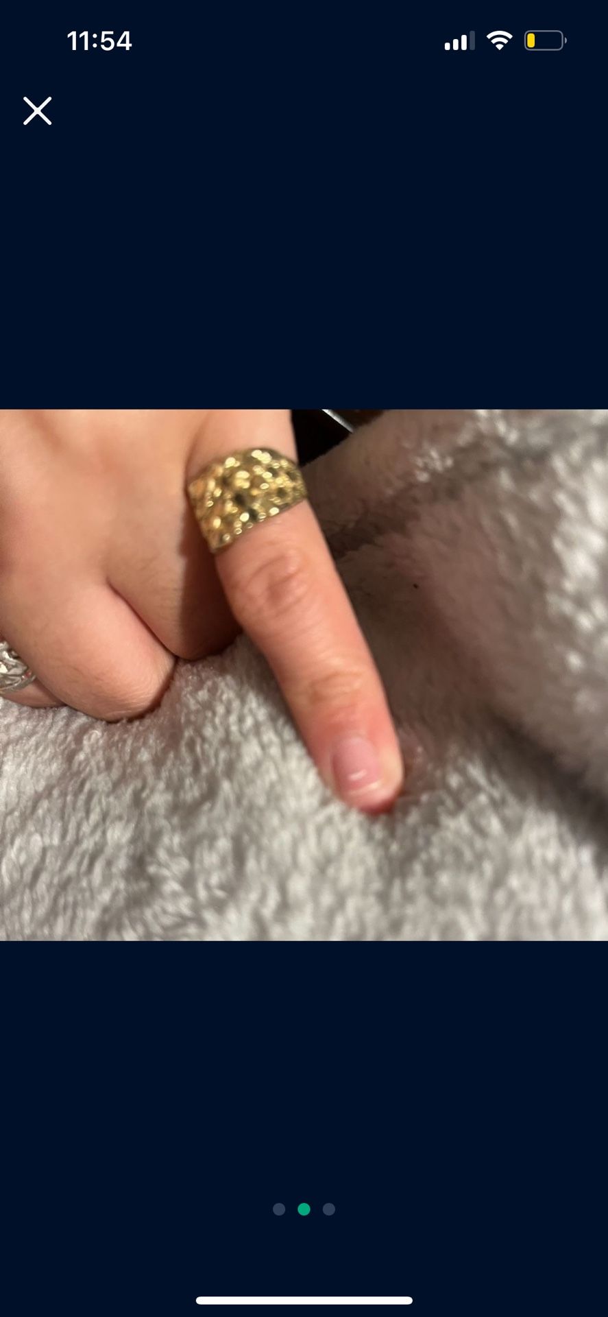 10k Nugget Ring