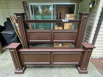 FREE Queen Bed Frame - Solid Wood