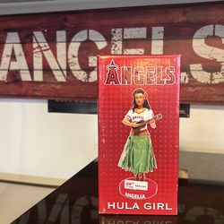 Angels hula girl bobblehead