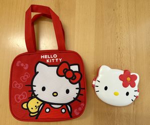 Hello Kitty Bento Box and Bag Set 