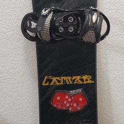 Lamar Impact 149cm With Burton Escapade Bindings