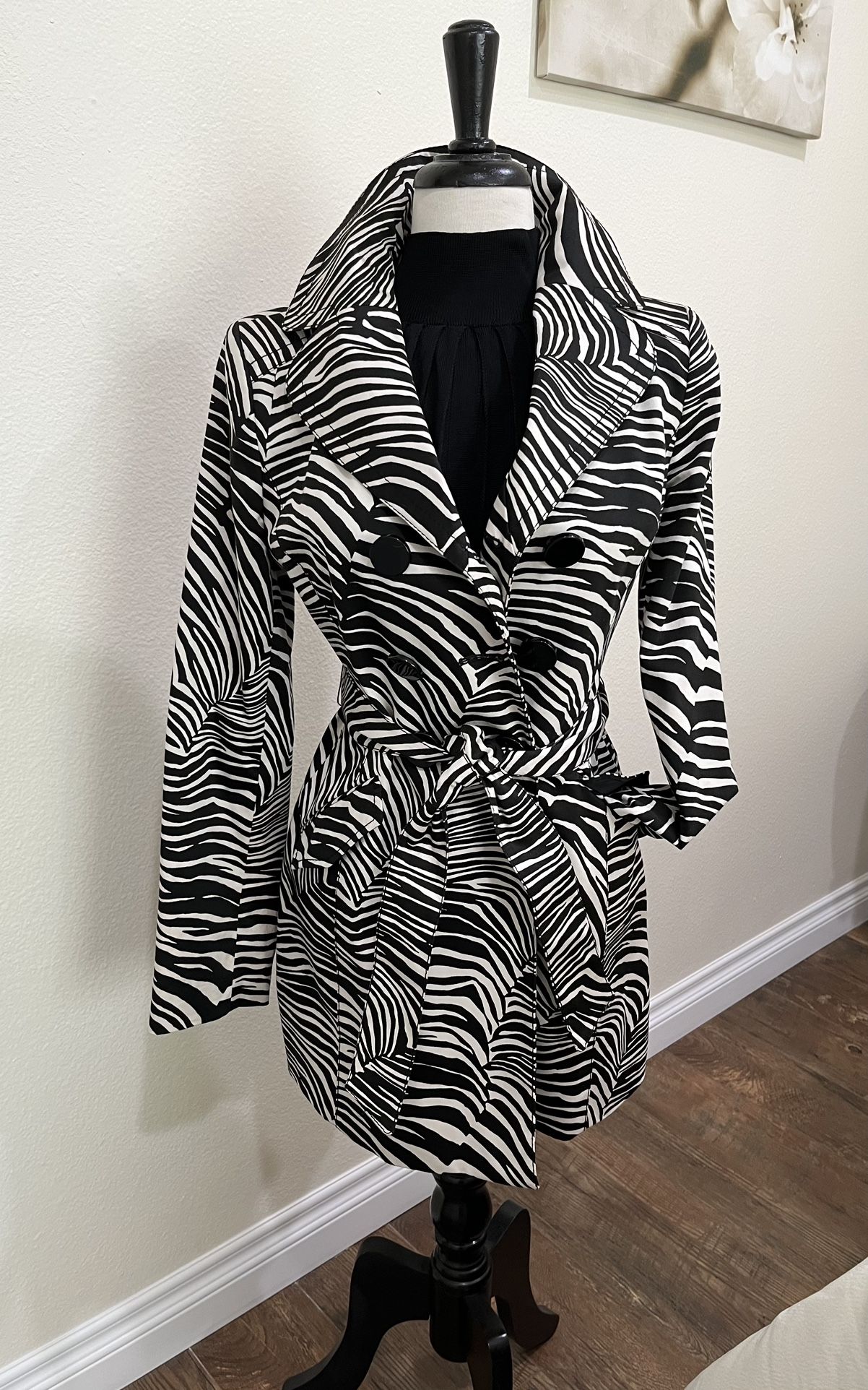 Classic Trench Ann Taylor Pleated Trench Coat Ann Taylor Zebra
