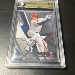 2018 Topps Finest Shohei Ohtani Rookie BGS 9.5++ w/Two 10 Subgrades