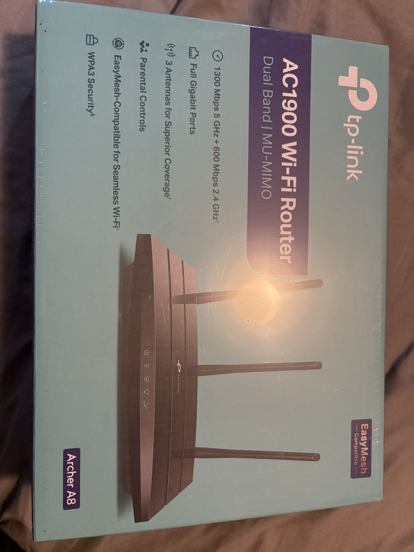 TP-Link AC1900 Smart WiFi Router (Archer A8) -High Speed MU-MIMO Wireless Router, Dual Band Router