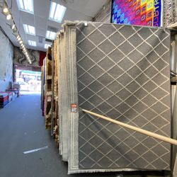 5x7 Area Rugs Carpet Rugs Modern Design Thick Pile Colors Gray