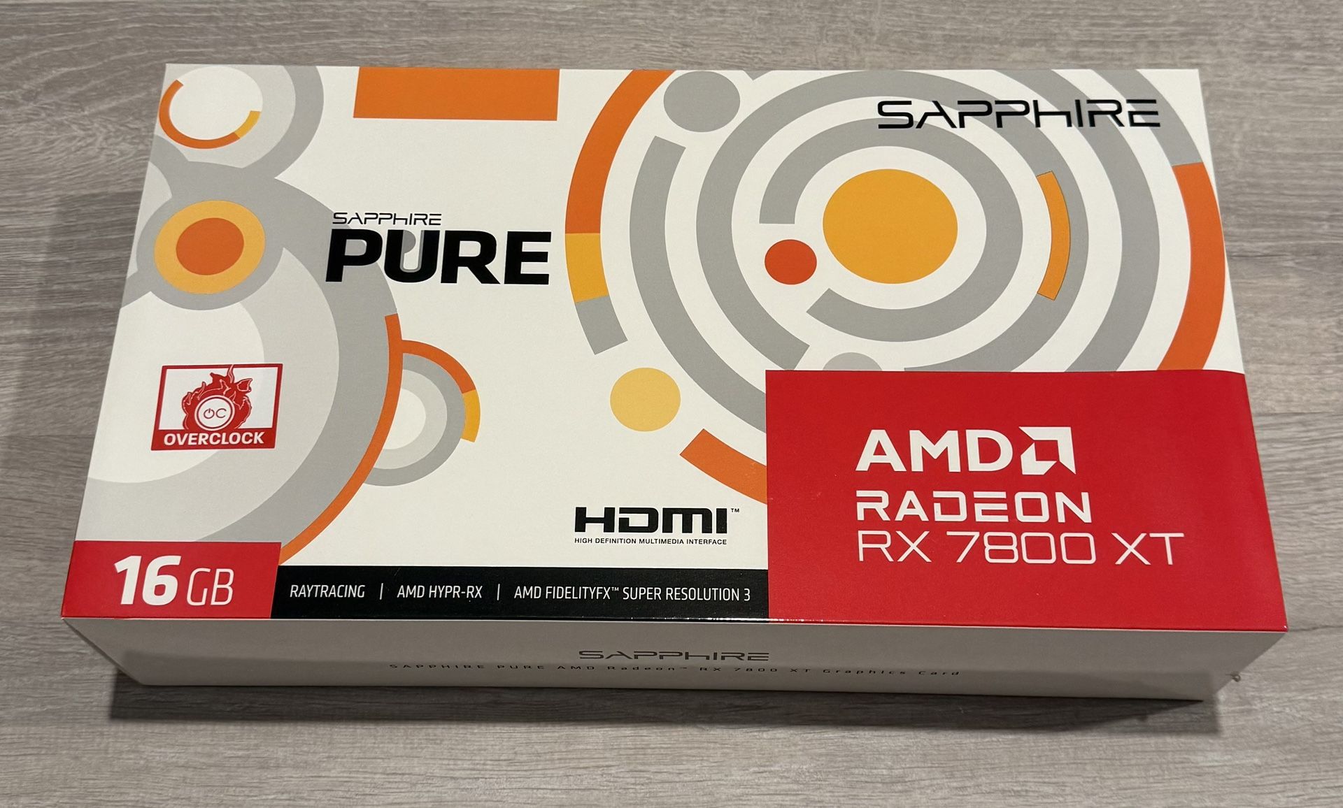 SAPPHIRE PURE AMD Radeon RX 7800 XT GPU Graphic Video Card