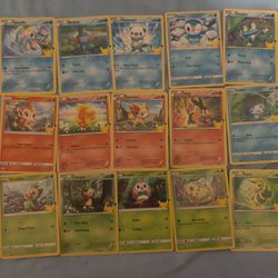 25th Anniversary Promotional Pokemon Cards
