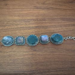 Vintage Natural Stone Chunky Gemstone Bracelet