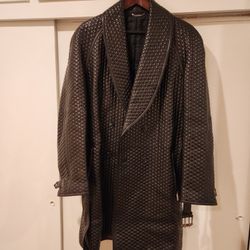 Gianni Versace Vintage Coat Leather