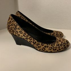 Franco Sarto Women Leopard Print Shoes