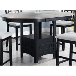 Counter Height Dining Set Table. Light Gray 