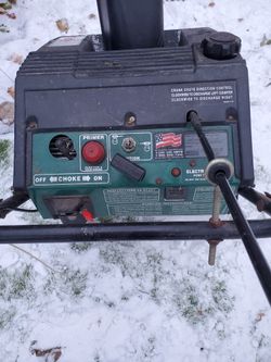 Snow Blower Start Electric And Normal 