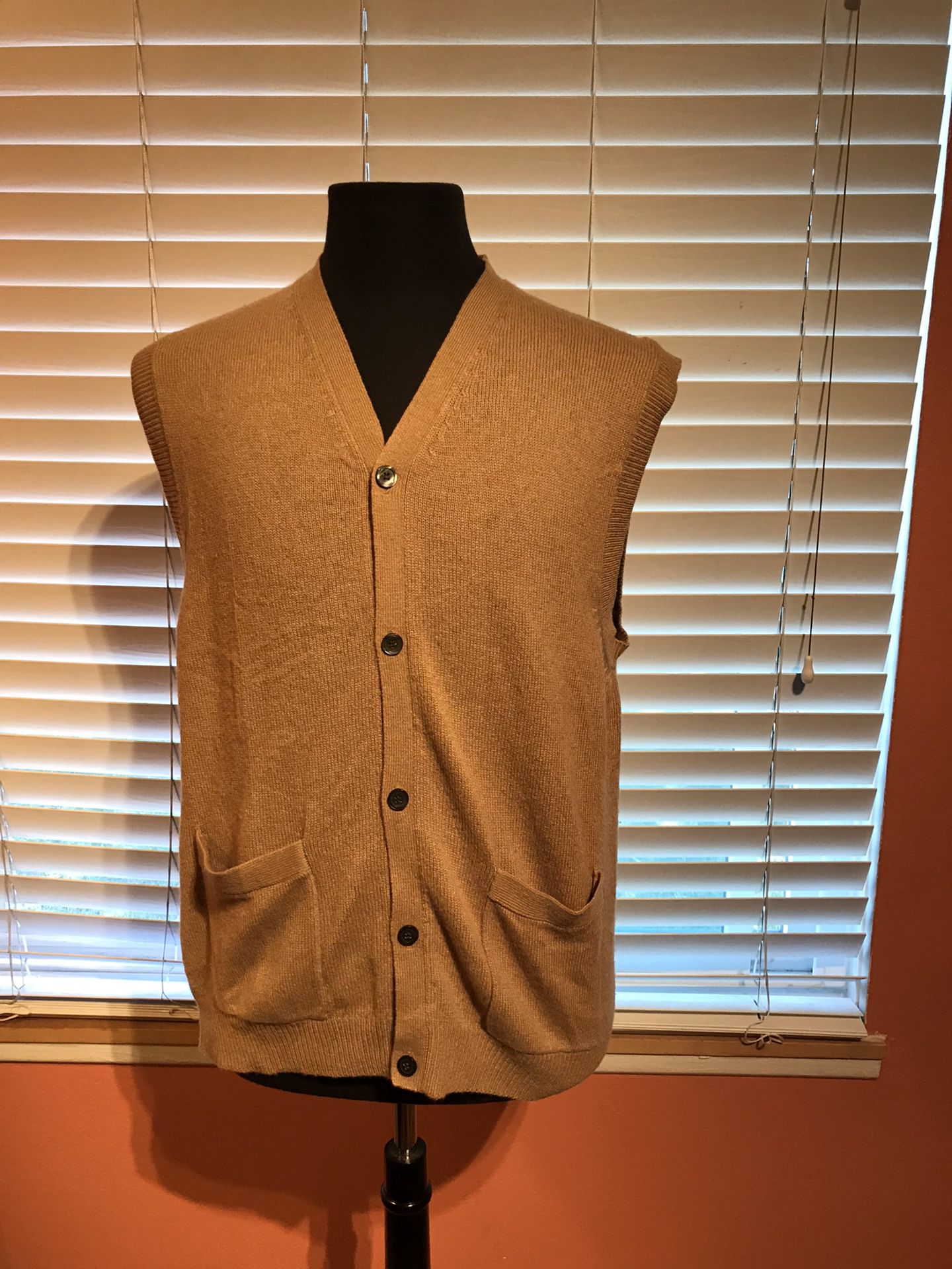 Vintage Pendleton Sweater Vest 100% Cashmere Size- Medium