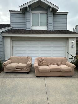 Sofa and Loveseat Set
