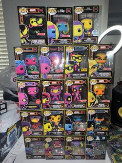 Blacklight funko pop Lot (Marvel, Disney, DC) 