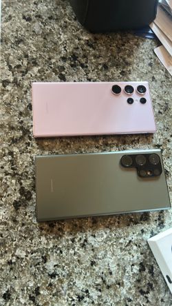 Samsung s23 ultra pink 256gb and green 512gb unlocked