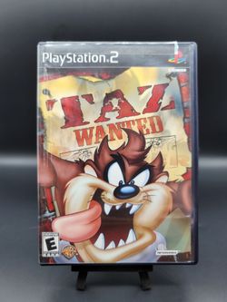 Playstation 2 Taz Wanted ( Tested & Working ) Complete