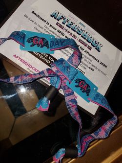 Four 2021 Aftershock Wristbands