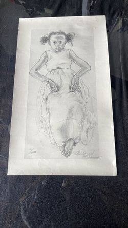 Ellen Powell Tiberino Signed Print – Early #4/150