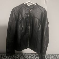 Milwaukee Leather Jacket Model SH-1924/ Vented Leather Jacket/ Real Leather/Biker Jacket