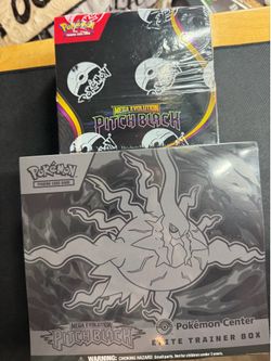 Pitch black booster box and pic ETB