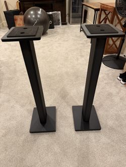 Pair of Wooden Studio Monitor Stands