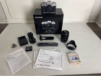 Fuji X-T10 XT10 16.3MP Digital Camera w 18-55mm f/2.8-4 Lens & Fuji 10-24mm f/4 Lens
