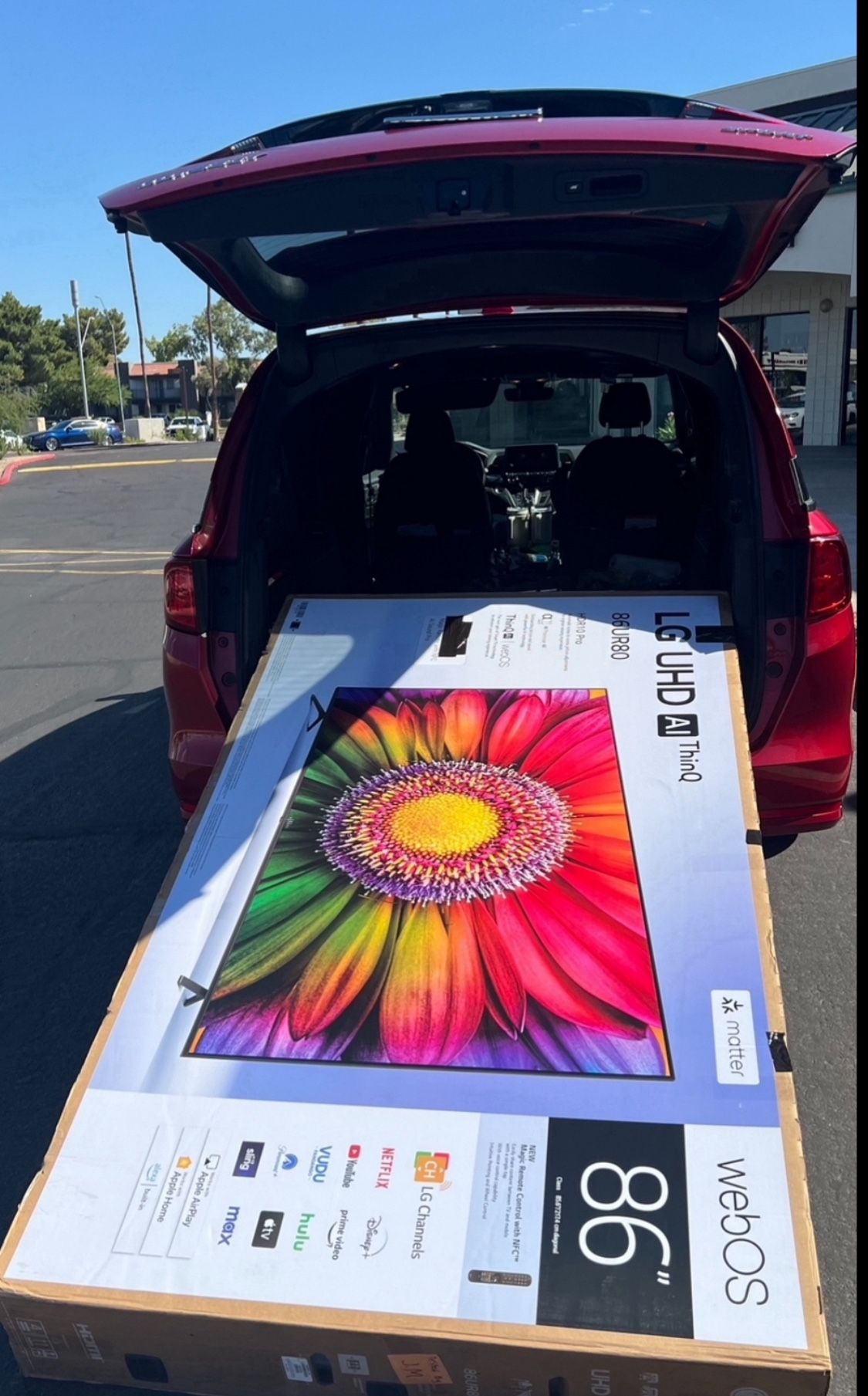 86 Lg Tv Smart 4k HDTV In Box 6 Month Warranty. Free Delivery
