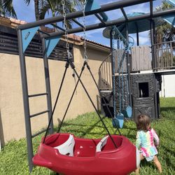 Double Swing For Play ground 