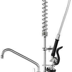 BESTJEEF
Commercial Sink Faucet with Sprayer for Restaurant-Chefs : Commercial kitchen Faucet for Cook - 36"