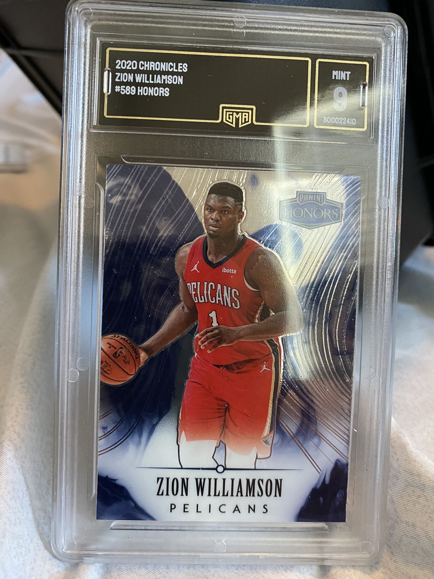 2020 Chromicles Zion Williamson Honors  Mint 9