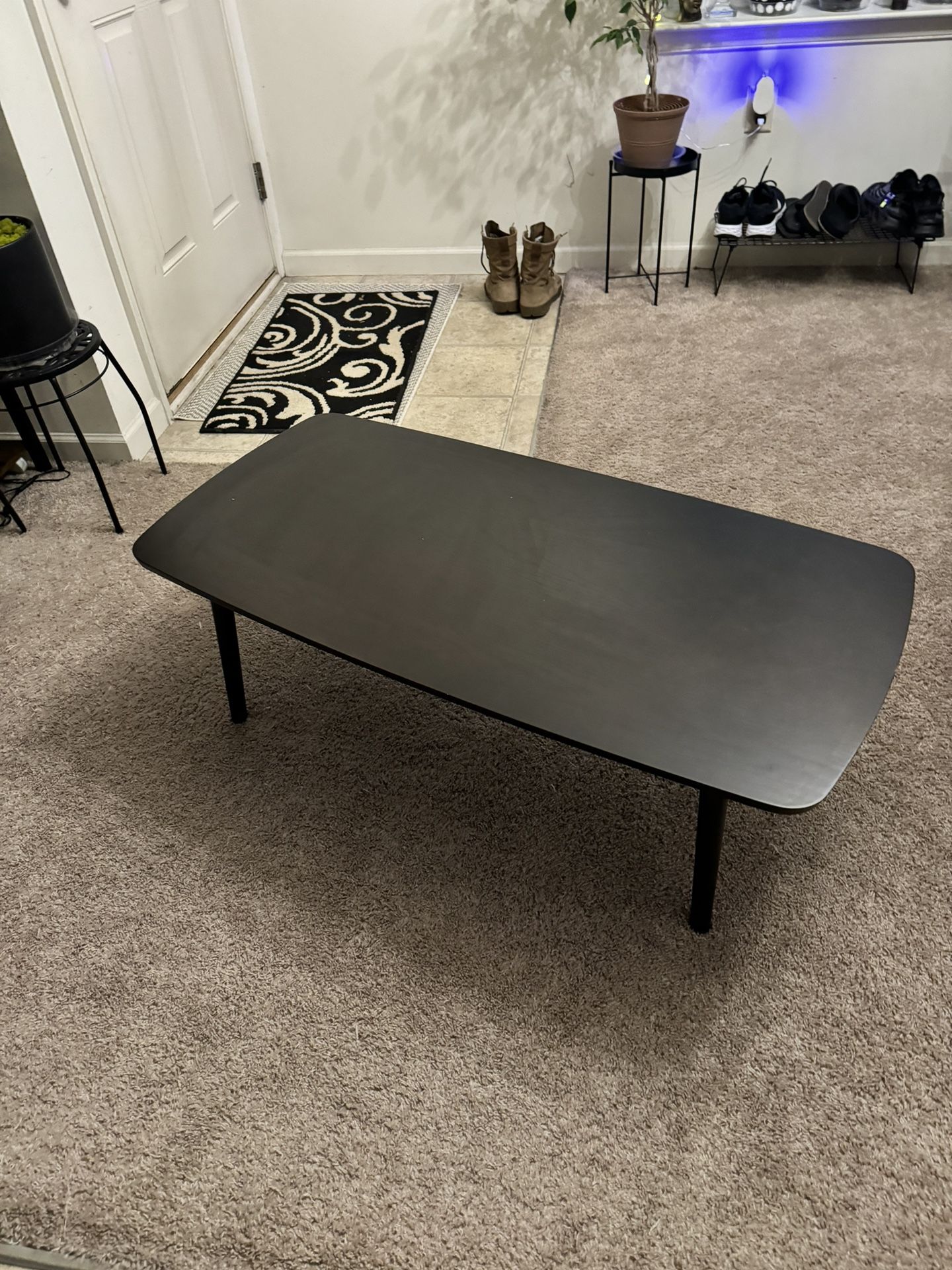 Black Foldable Coffee Table