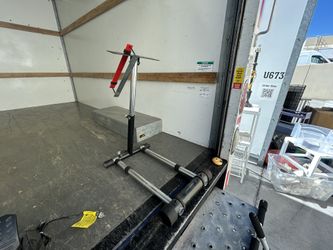 Wheel stand pro racing sim set up