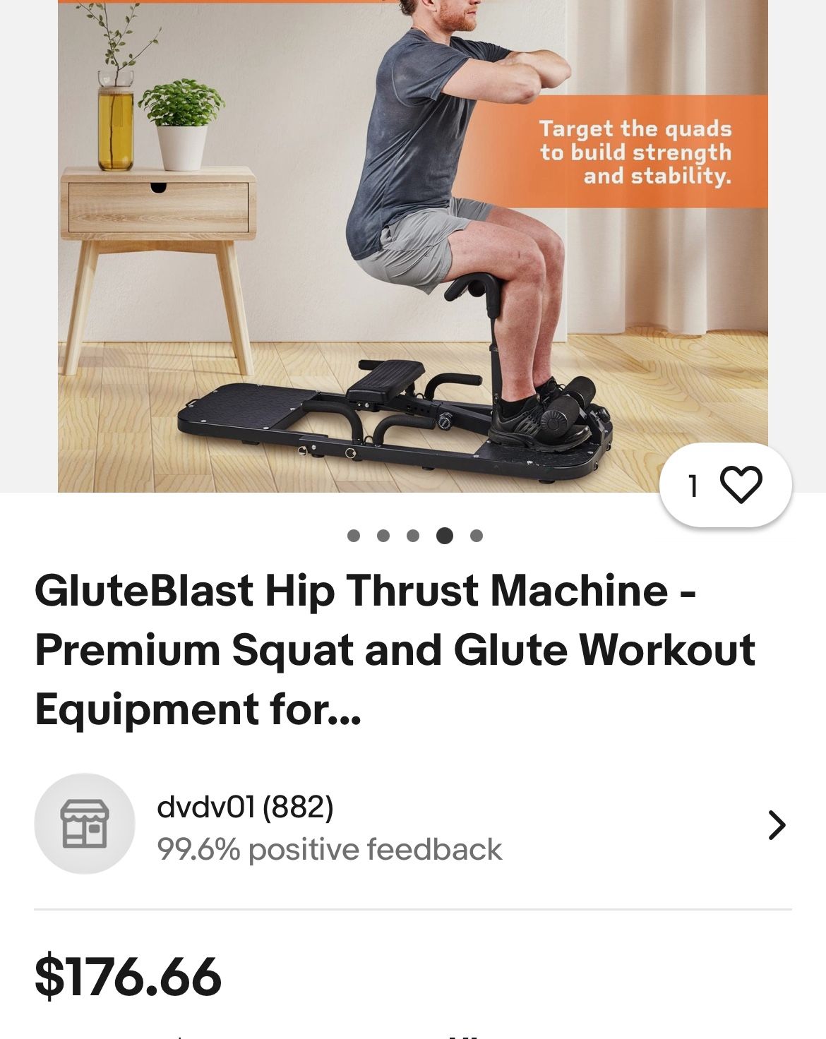 Glute Blast Machine, Life pro, Brand New