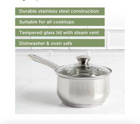 Stainless steel pot with lift