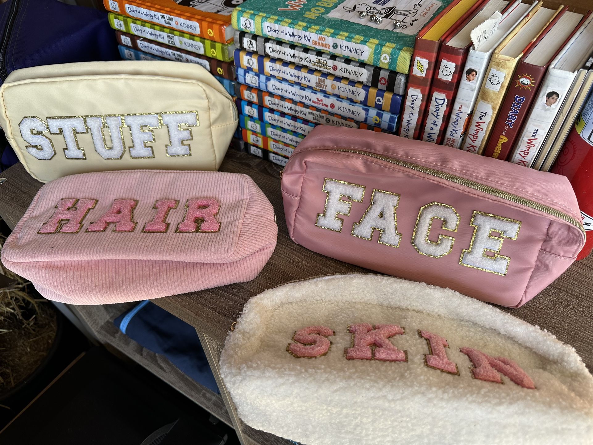 Hair, Face, Skin, Stuff Travel Makeup Bags