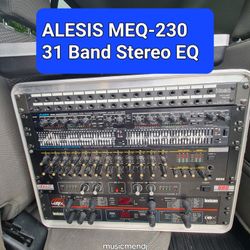 ALESIS MEQ-230 Two Channel 30 Band Equalizer
