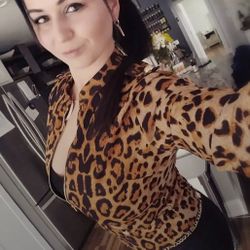 CBR Leopard Print Lined And Zippered Shirt Jacket Sz M