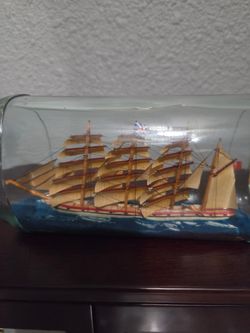 Boat in a Bottle-$45