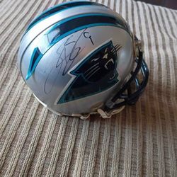 Steve Smith Autographed Mini Helmet 