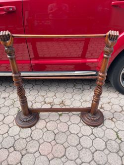 Maitland Smith Double Hand Mahogany Quilt Rack $150 Firm on Price