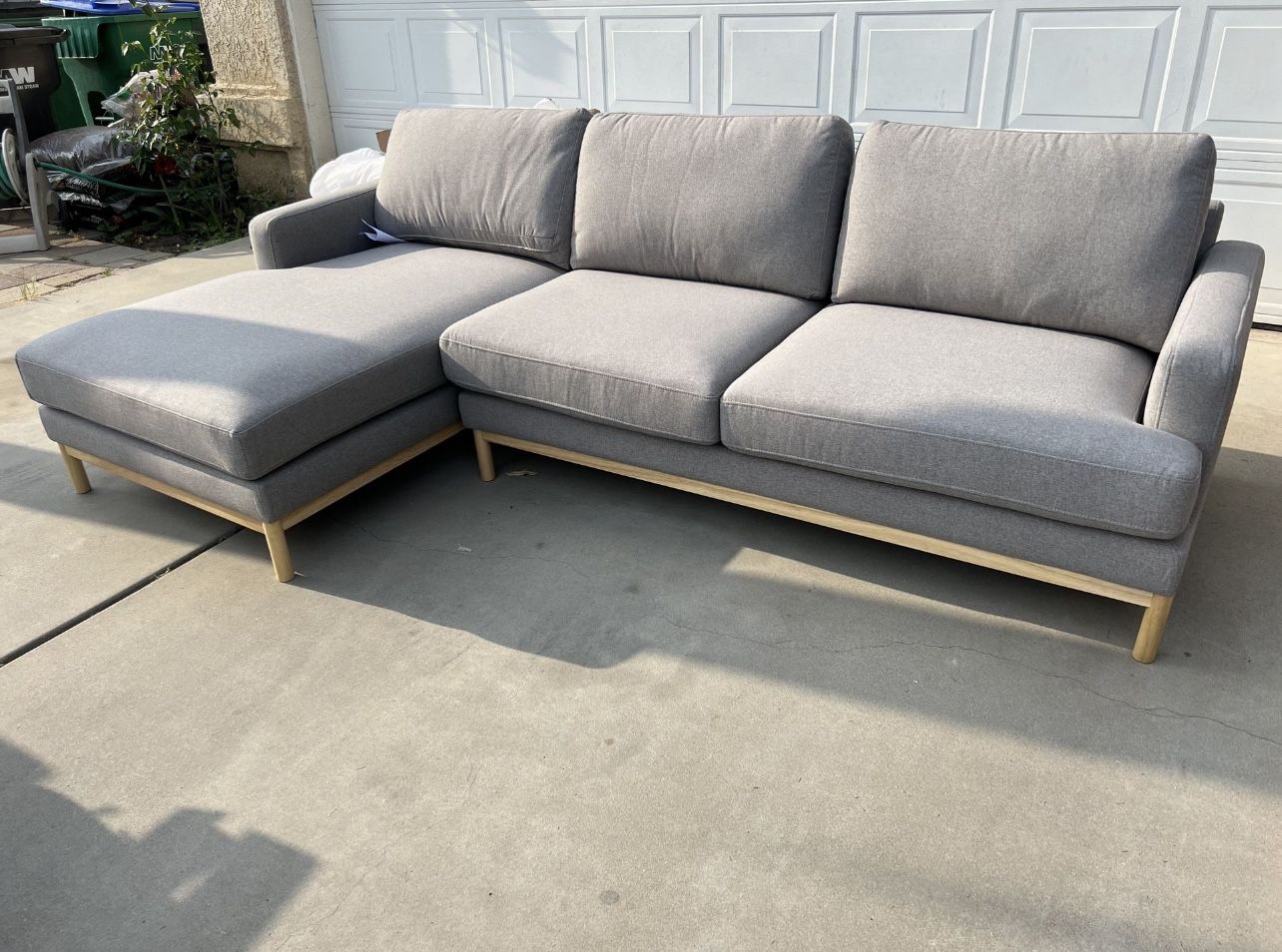 Brand New. Large Sectional Sofa. Mid Century Design $799