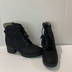 Black Booties Women Size 8 