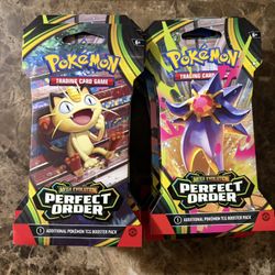 Pokemon Perfect Order Sleeved Booster Packs