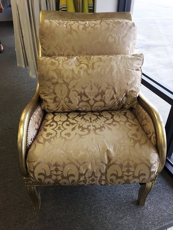 Henredon Upholstery collection Chair Gold