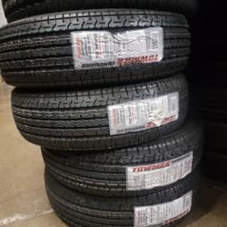 New 225/75/15 Trailer King Tires Llantas Nuevas Para Traila 10 Ply Radial